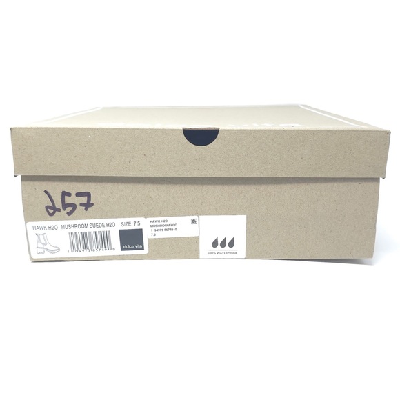 New Dolce Vita Hawk H2O Mushroom Suede Waterproof Chelsea Boots Women’s 7.5M - Picture 9 of 9